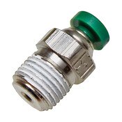 Elbow 1/8" tube x 1/8" Male Pipe Thread Pushlock tube fitting